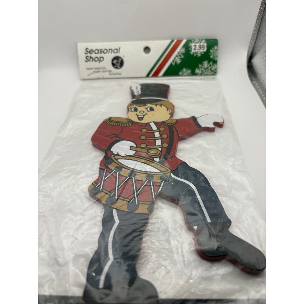 Replacement Wooden Ladder Climber 8" Drummer Boy Vintage Christmas Decor NOS